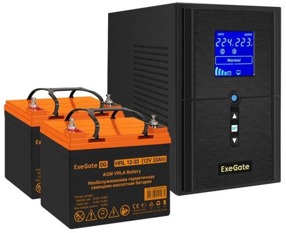 фото Комплект  Exegate SineTower SZ-1500.LCD.AVR.2SH.1C13.USB в Волгограде