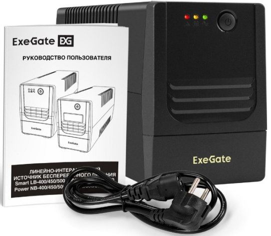 фото Источник бесперебойного питания  Exegate Power NB-800.LED.AVR.4C13