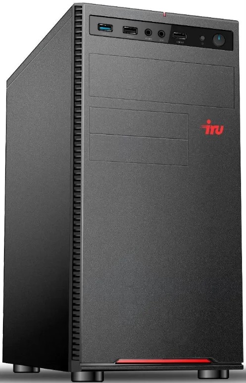 

Компьютер iRu Home 310H6SE MT 1994642 i3 12100/8GB/1TB SSD/UHD graphics 730/GbitEth/noOS/400W/черный, Home 310H6SE MT