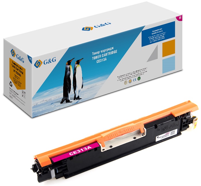 

Картридж G&G GG-CE313A для HP LJ CP1025 , пурпурный (1000 стр.) (CE313A), GG-CE313A