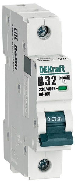 Изображение товара Автоматический выключатель DEKraft 13108DEK