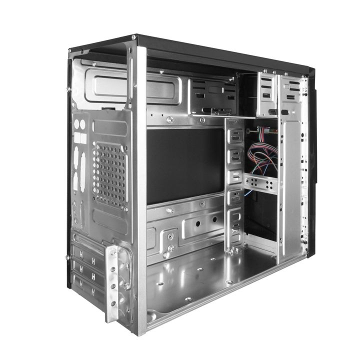 

Корпус mATX Exegate BA-201 EX284022RUS черный, без БП с вент. 8см, 2*USB, аудио, BA-201