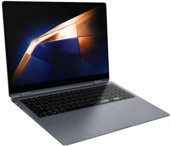 фото Ноутбук  Samsung Galaxy Book4 Pro 360 16 ", Core Ultra 7, 16 Гб RAM, 512 Гб SSD, Arc graphics, Серый