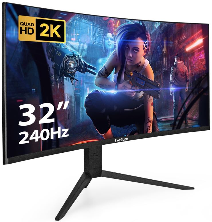 

Монитор 31,5" Exegate Combat EC3207TA EX297503RUS 2560x1440 LED, 16:9, VA Grade A+, 300cd, 3000:1, 5M:1, 1ms, 178/178, 2*DP, HDMI, USB, audio, 240Hz,, Combat EC3207TA