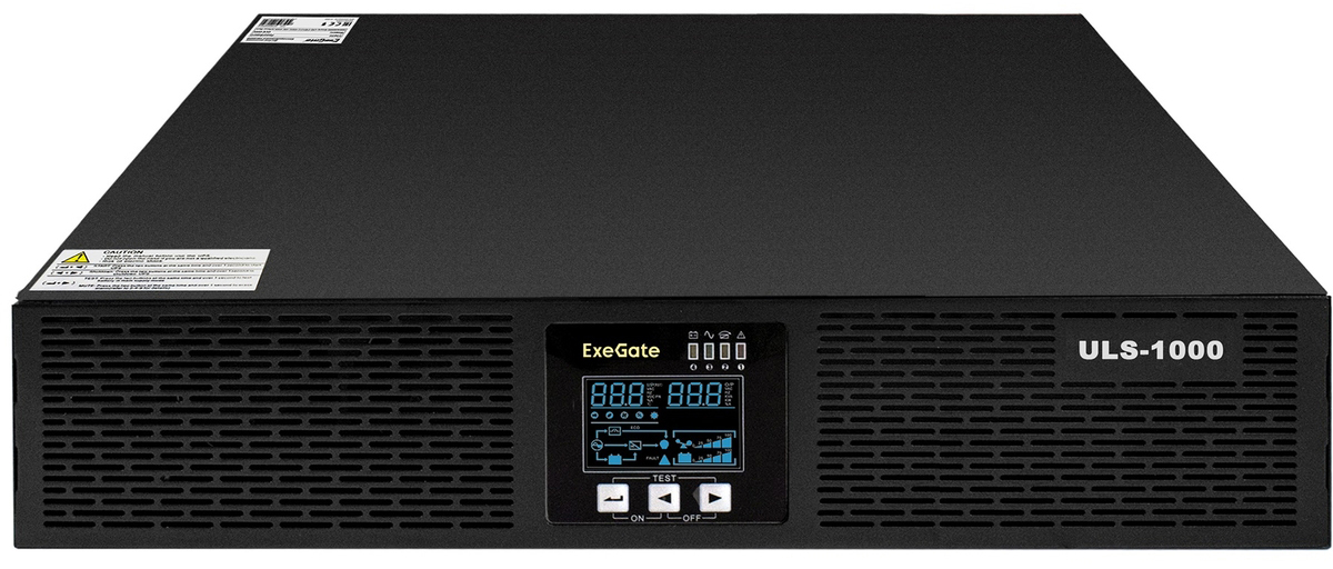 

Источник бесперебойного питания Exegate PowerExpert ULS-1000.LCD.AVR.C13.USB.RS232.SNMP.2U EP285646RUS On-line 1000VA/1000W, On-Line, PF=1, LCD, 4*IE, PowerExpert ULS-1000.LCD.AVR.C13.USB.RS232.SNMP.2U