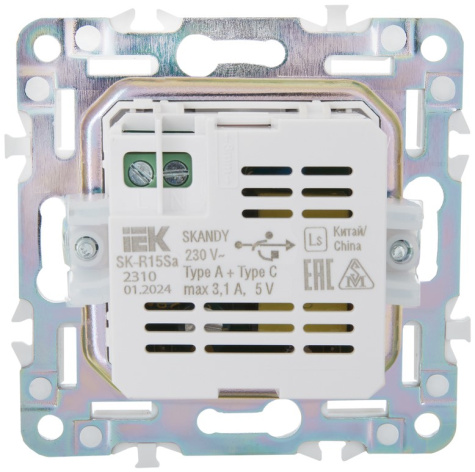 фото Розетка USB  IEK SK-U22-D31-K06 в Санкт-Петербургe