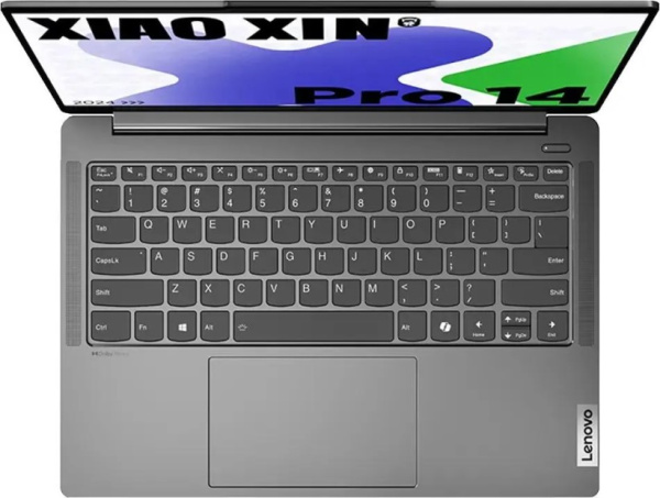 фото Ноутбук  Lenovo Xiaoxin Pro14 IMH9 14 ", Core Ultra 9, 32 Гб RAM, 1 Тб SSD, Iris Xe Graphics, Серый