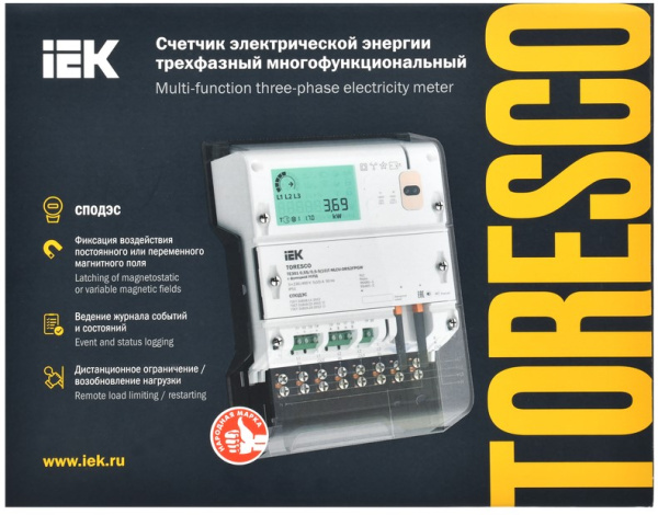 фото Счетчик электроэнергии IEK TR-TE301-100-1-RS2FP