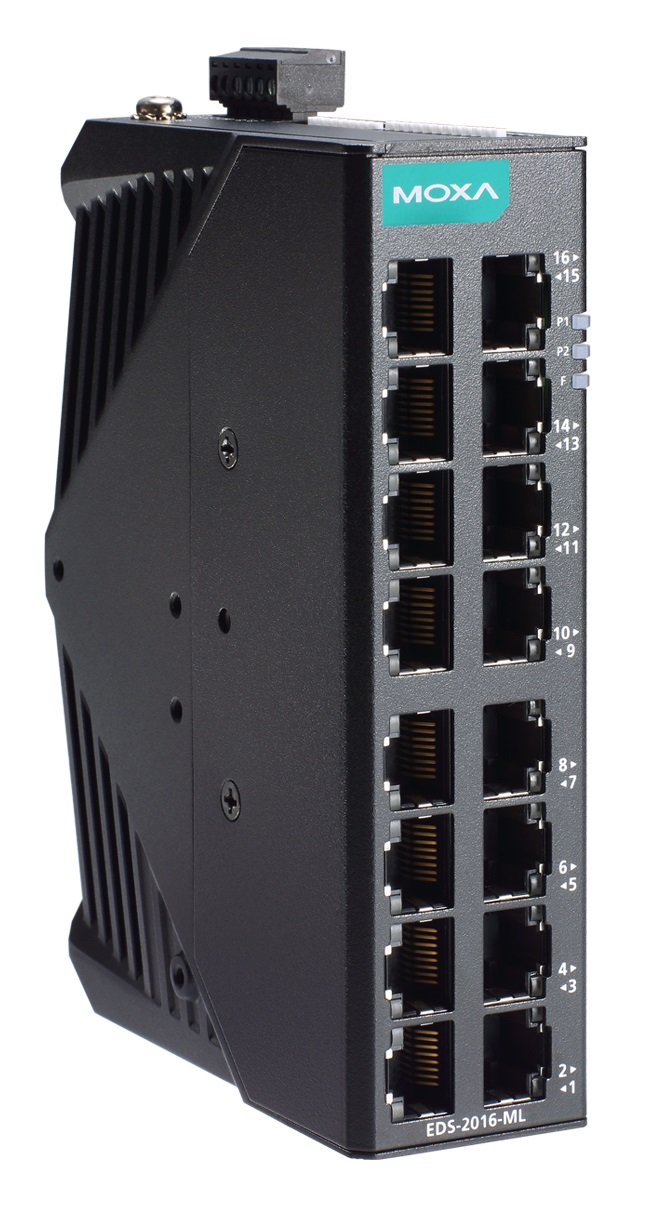 

Коммутатор MOXA EDS-2016-ML Unmanaged Ethernet switch with 16 10/100BaseT(X) ports, and -10 to 60В°C operating temperature, EDS-2016-ML