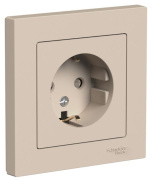 фото Розетка с заземлением Systeme Electric ATN001244