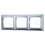 

Рамка Legrand 770153 Valena 3 поста горизонтальная, IP20 (алюминий), 770153
