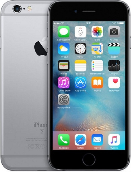 фото Смартфон  Apple iPhone 6S 128Gb Space Gray MKQT2RU/A