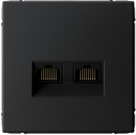 Изображение товара Компьютерная розетка RJ45+RJ45 Systeme Electric GAL001088 для локальных сетей