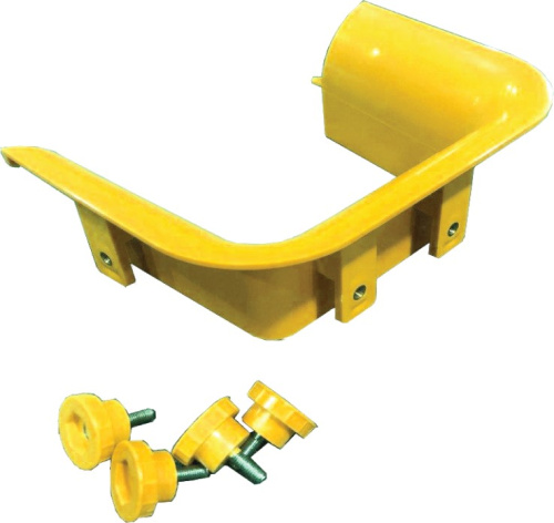 Изображение товара Накладка Lanmaster LAN-OT360-TS для защиты кабелей и обеспечения радиуса изгиба