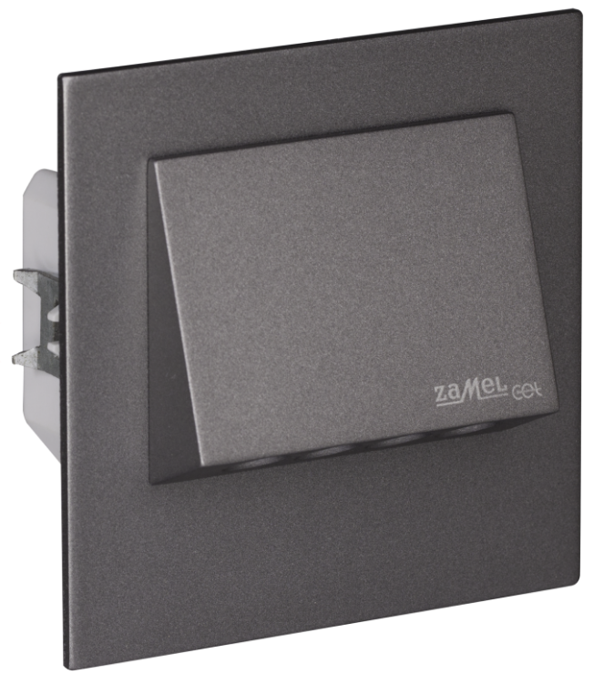 

Светильник Zamel 11-221-31 NAVI Графит/Хол.бел. в монт.коробку, 230V AC, 11-221-31