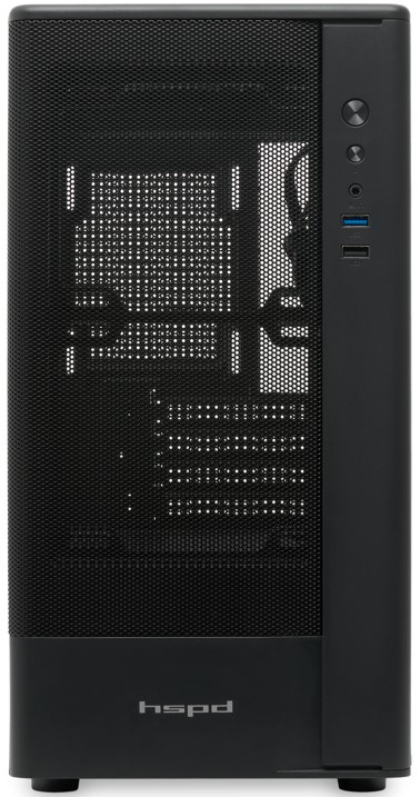 

Корпус mATX HSPD M332-TGBK без БП, USB 3.0, M332-TGBK