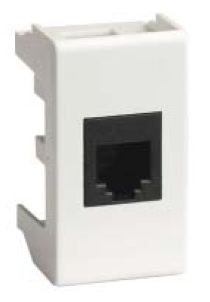 

Розетка DKC 45048 компьютерная RJ45 кат.5e экран., 8P8C, Viva, 1 модуль, белая, "Viva", 45048