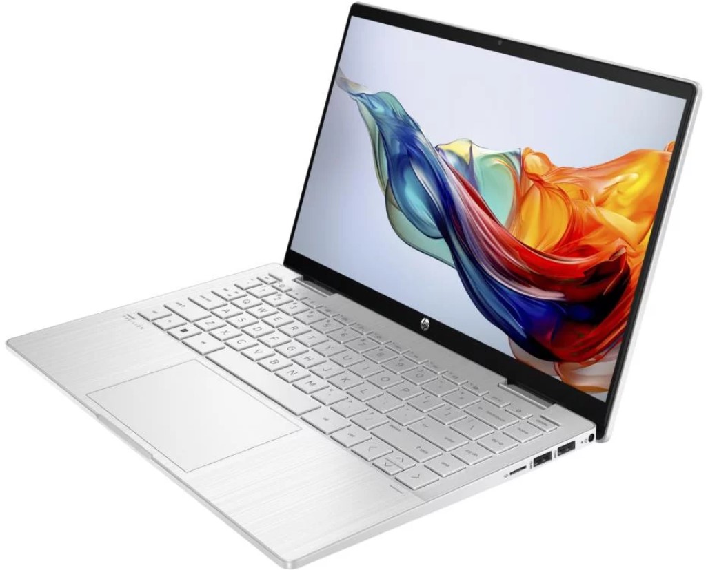 

Ноутбук HP Pavilion 14-EK200 8X328AV-1 Ultra 5-120U/16GB/512GB SSD/UHD graphics/14" IPS/WiFi/BT/cam/Win11Home/silver, Pavilion 14-EK200