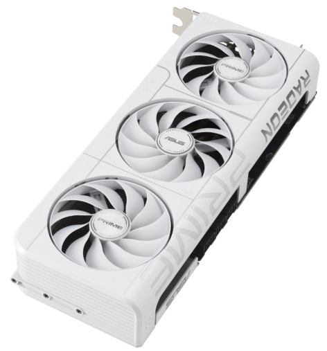 фото Видеокарта ASUS Radeon RX 9070 XT PRIME OC WHITE (PRIME-RX9070XT-O16G-WHITE) в Омске