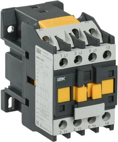 Изображение товара Контактор IEK KKME21-025-110-10 для управления электродвигателями и освещением