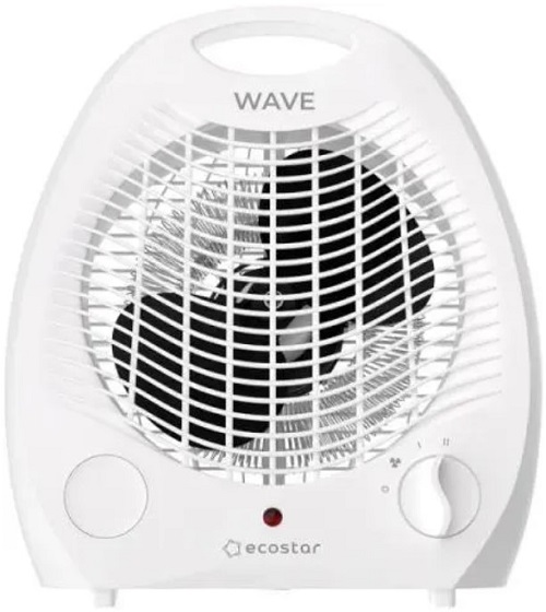 

Тепловентилятор EcoStar WAVE EFH-W2000DS-WH 2000Вт, белый, WAVE EFH-W2000DS-WH