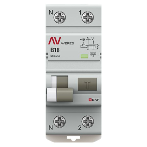 фото Автомат дифференциальный EKF rcbo6-1pn-16B-10-ac-av в Екатеринбурге