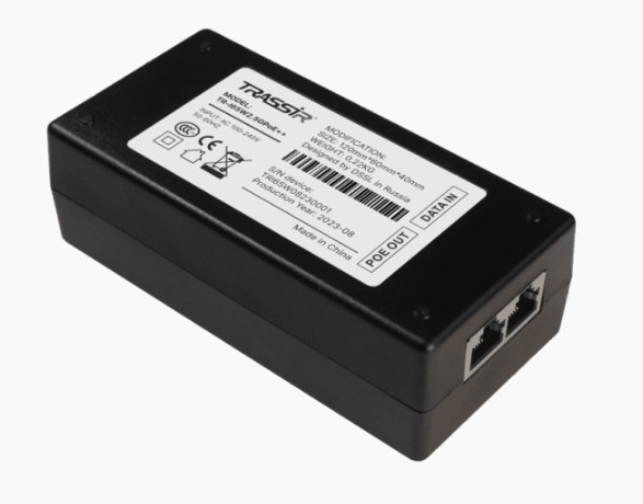

Инжектор PoE TRASSIR TR-I65W2.5GPoE++ Вход: 100-240В 50/60Гц . Мощность POE на порт 65Вт. Общий бюджет 65Вт, TR-I65W2.5GPoE++