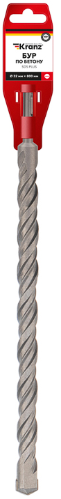 

Бур KRANZ KR-91-0085 по бетону 32x800x740 мм SDS PLUS, KR-91-0085