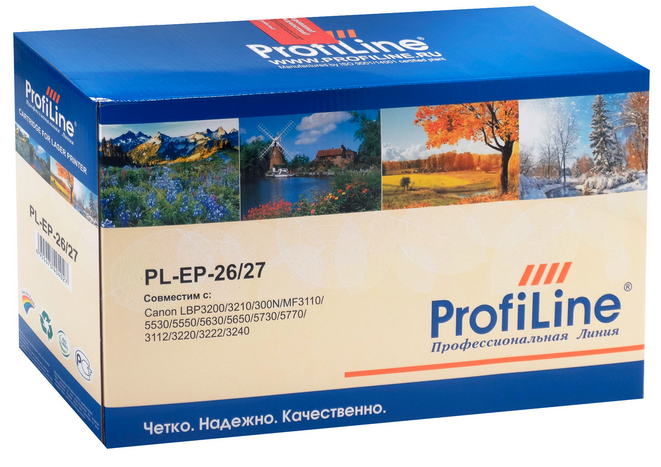 

Картридж ProfiLine PL-EP-26/27 PL_EP-26/EP-27 Картридж для принтеров Canon LBP3200/3210/300N/MF3110/5530/5550/5630/5650/5730/5770/3112/3220/3222/3240, PL-EP-26/27