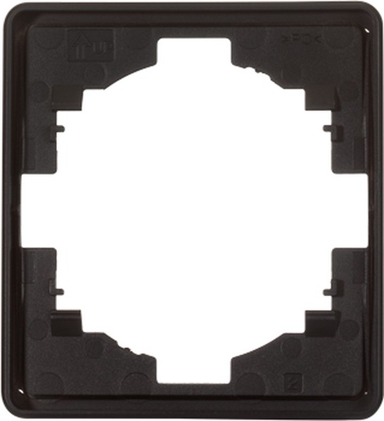 

Рамка одинарная KRANZ KR-78-0751-3 MIELE ROUND оникс, KR-78-0751-3