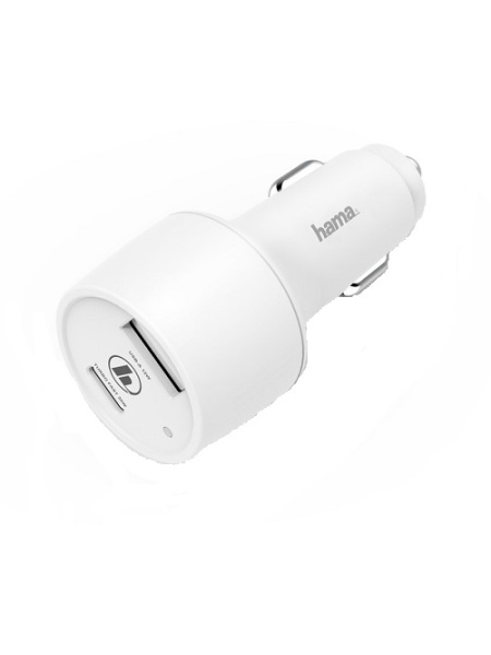 Изображение товара Автомобильное зарядное устройство HAMA H-183322 для быстрой зарядки смартфонов