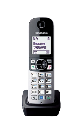 Изображение товара Дополнительная трубка DECT Panasonic KX-TGA681RUB с будильником и дисплеем