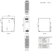 фото Преобразователь Mean Well EDR-150-24