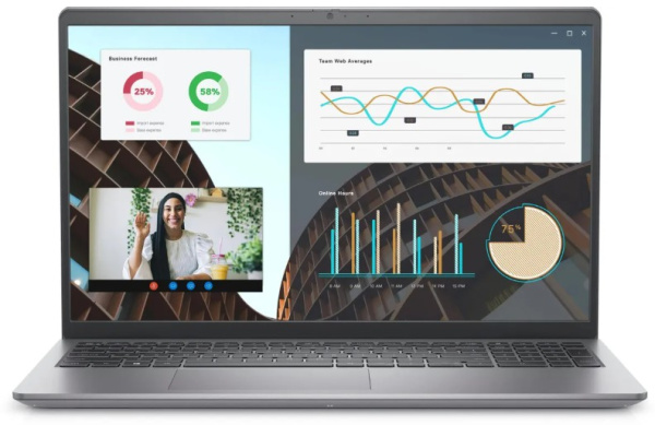 фото Ноутбук  Dell Vostro 3530-80GG9 в Екатеринбурге 15.6 ", Core i3, 8 Гб RAM, 512 Гб SSD, UHD Graphics, Серый