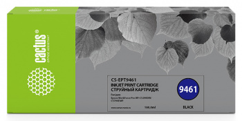

Картридж Cactus CS-EPT9461 черный (180мл) для Epson WF-C5290DW/WF-C5790DW, CS-EPT9461