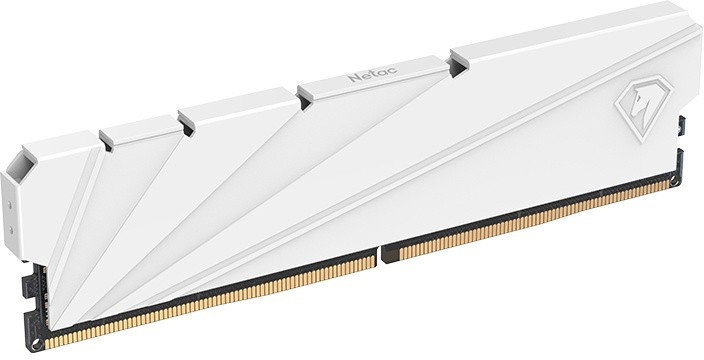 

Модуль памяти DDR4 32GB (2*16GB) Netac NTSSD4P32DP-32W Shadow S White PC4-25600 3200MHz CL16 радиатор 1.35V, NTSSD4P32DP-32W