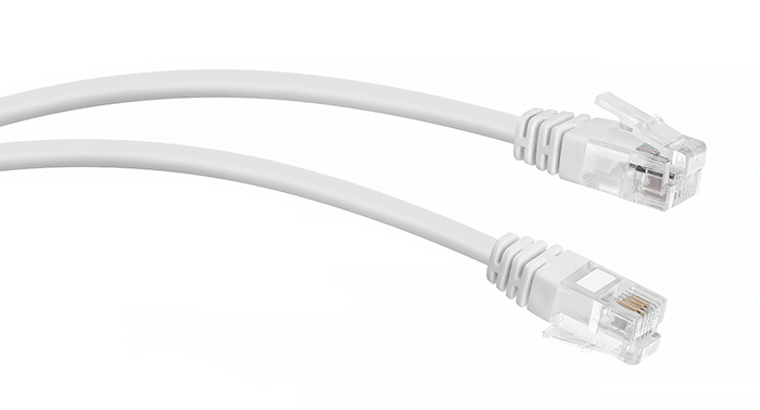 

Кабель патч-корд Cabeus PC-TEL-RJ12-0.5m 6p4c телефонный, 0.5 м, белый, PC-TEL-RJ12-0.5m