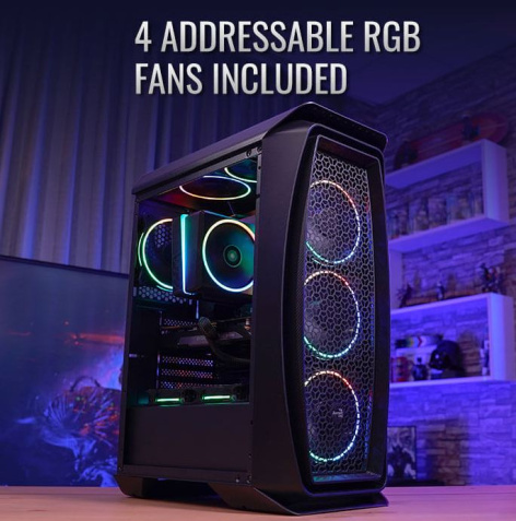 фото Корпус ATX AeroCool Aero One Eclipse-G-BK-v1 (УЦЕНЕННЫЙ) в Нижнем Новгороде
