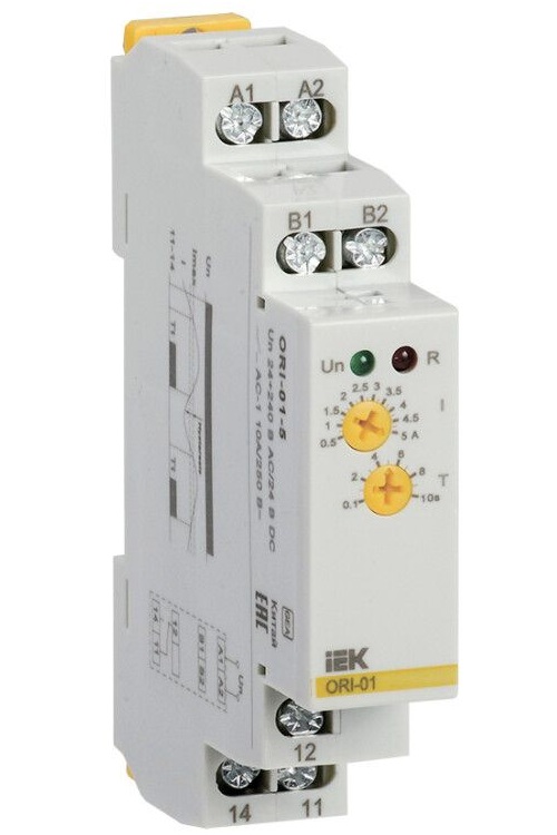 

Реле контроля тока IEK ORI-01-5 ORI 0,5-5А 24-240В AC/24В DC, ORI-01-5
