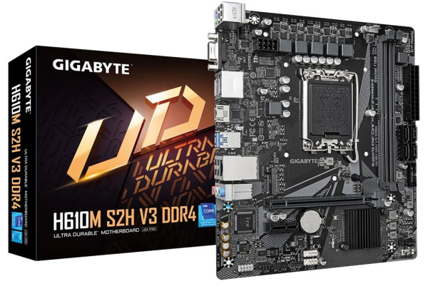 фото Материнская плата mATX GIGABYTE H610M S2H V3 DDR4 (УЦЕНЕННЫЙ) в Ростове-на-Дону