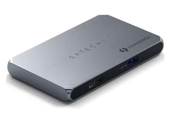 

Разветвитель Satechi ST-T4SHM-EU Thunderbolt 4 Slim Hub, серый космос, ST-T4SHM-EU