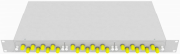 фото Кросс оптический стоечный TopLAN КРС-Top-1U-24ST/U-OM2-GY