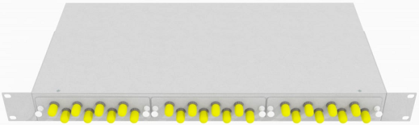 фото Кросс оптический стоечный  TopLAN КРС-Top-1U-24ST/U-OM2-GY в Уфе