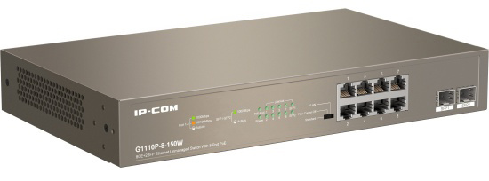 фото Коммутатор неуправляемый IP-Com G1110P-8-150W в Казани
