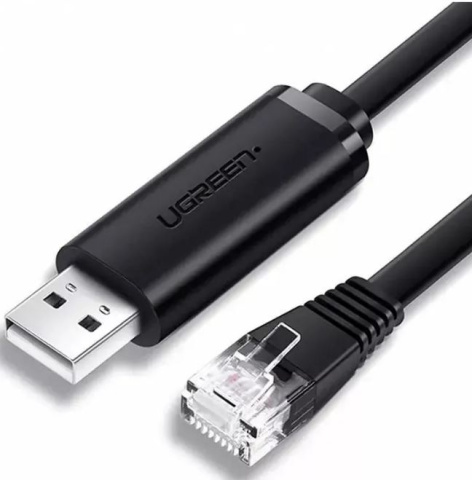 Изображение товара Кабель UGREEN CM204 USB 2. 0Type-A - RJ-45 сетевой кабель для подключения