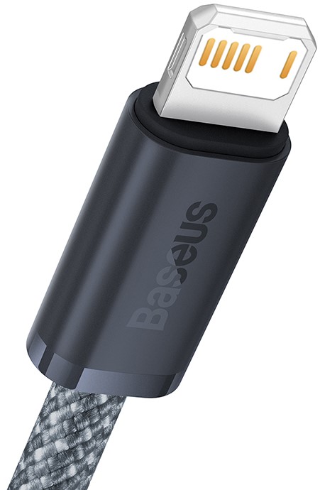 

Кабель интерфейсный Baseus CALD000416 Dynamic Series Fast Charging Data USB to Lightning 2.4A 1m Slate Gray (передача данных и зарядка, скорость перед, CALD000416