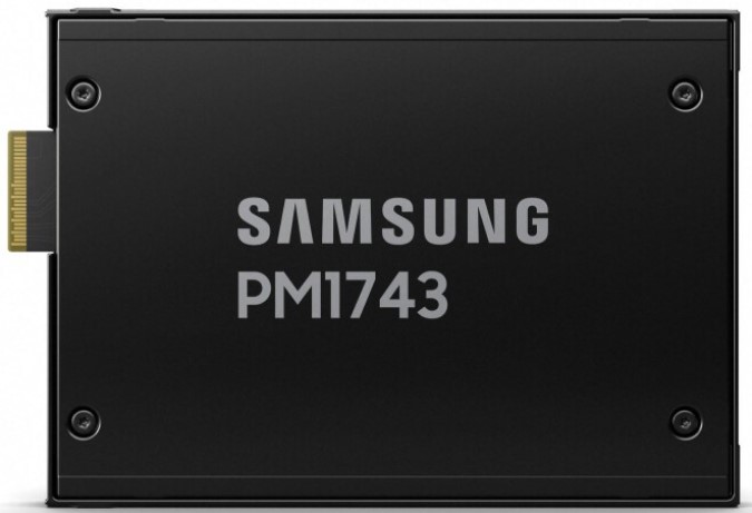 Накопитель SSD 2.5'' Samsung MZWLO3T8HCLS-00A07 PM1743 3.84TB PCIe 5.0 x4 NVMe TLC U.3 140000/6000MB/s IOPS 2500K/280K MTBF 2.5M 1 DWPD