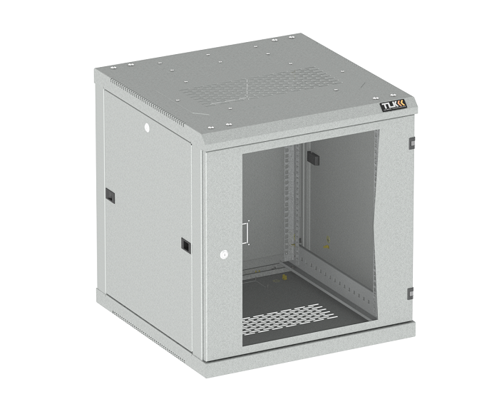

Шкаф настенный 19", 15U TLK TWC-156045-R-G-GY стеклянная дверь, Ш600хВ770хГ450мм, 2 пары монтажных направляющих, серый, TWC-156045-R-G-GY