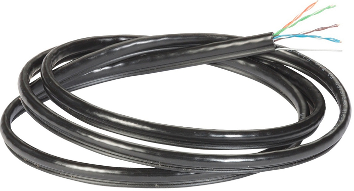 

Кабель витая пара U/UTP 5e кат. 4 пары Exegate UTP4-C5e-CU-S24-SW-OUT-PE-BK-305 24AWG(0.51 мм), медь, одножильный (solid), внешний, с троссом, PE, чёр, UTP4-C5e-CU-S24-SW-OUT-PE-BK-305