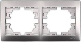 Изображение товара Рамка электромонтажная Lezard Mira 701-1000-147 горизонтальная для двух приборов